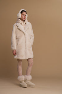 simil pelliccia 263SS010 latte No Secrets 