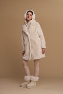 simil pelliccia 263SS010 latte No Secrets 