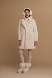 simil pelliccia 263SS010 latte No Secrets 