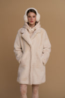 simil pelliccia 263SS010 latte No Secrets 