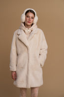 simil pelliccia 263SS010 latte No Secrets 