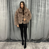 con cappuccio GAT96139-ECF BW P&T furs 