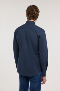 ms101t13 camicia slim fit in popeline elasticizzato 5004N000052N 034 Trussardi 