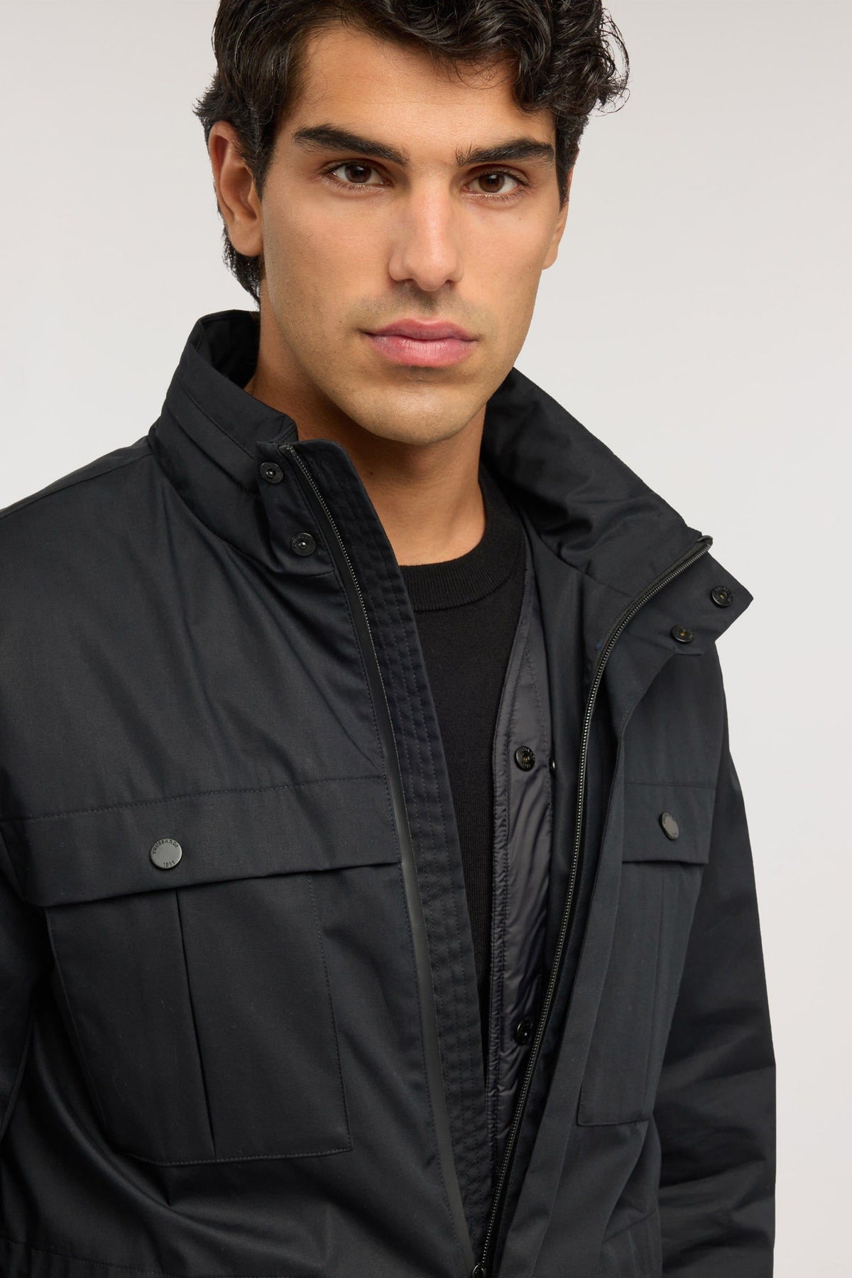 mo713n20 field jacket doppia funzione in cotone tecnico 8009M000035N 033 Trussardi 