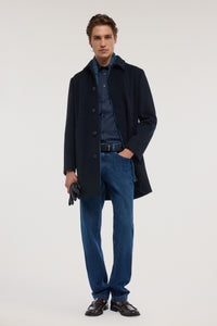 mj380d65 5 tasche 380 icon in denim blu stone wash con baffi P408H104804N 024 Trussardi 
