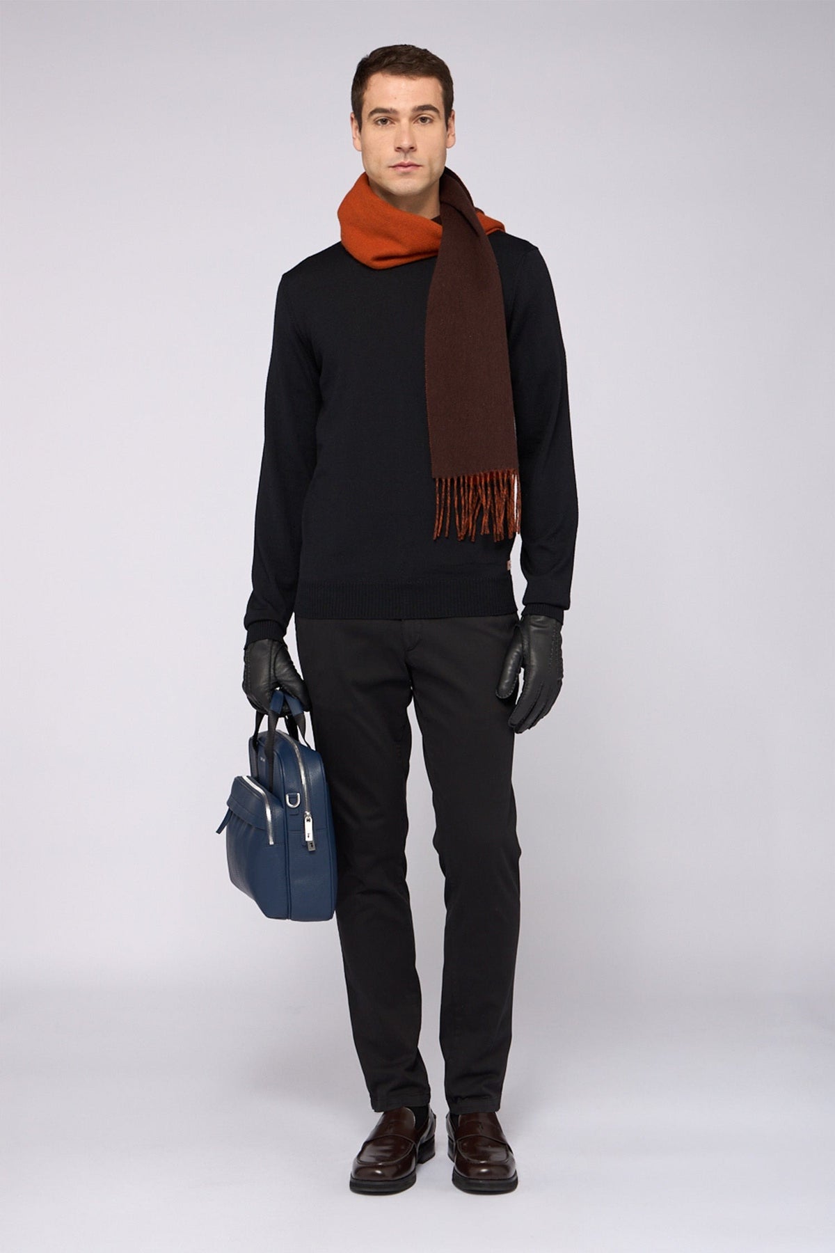 mp301t30 chino aviator 301 slim fit in gabardina stretch P711M000092N 033 Trussardi 