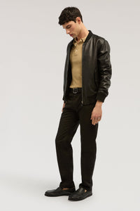 ml901l01 bomber - pelle metal free R302M000053N 033 Trussardi 