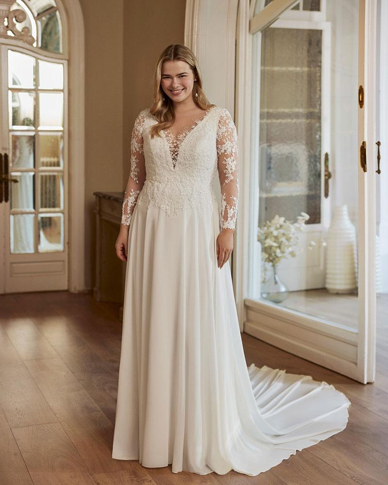 ABITO SPOSA MARTHA BLANC - ROSA CLARA "MARTHA BLANC"