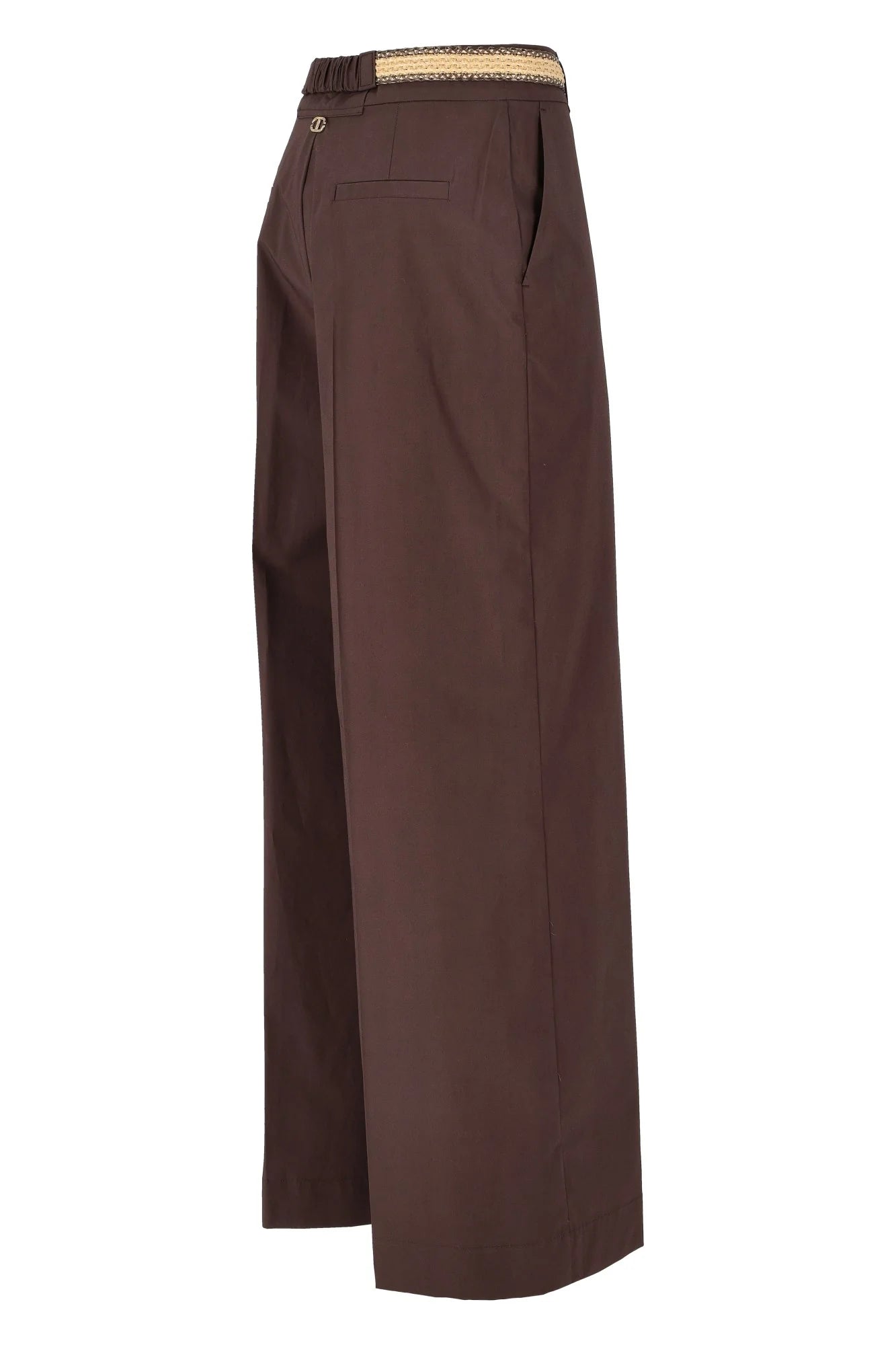 PANTALONE PALAZZO C/CINTURA - TWIN SET