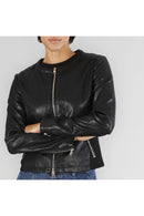 GIUBBOTTO BIKER ECO - CAFE NOIR