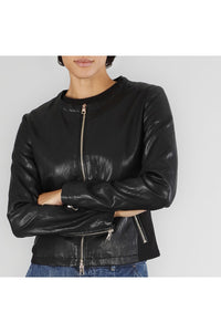 GIUBBOTTO BIKER ECO - CAFE NOIR