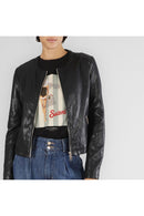 GIUBBOTTO BIKER ECO - CAFE NOIR