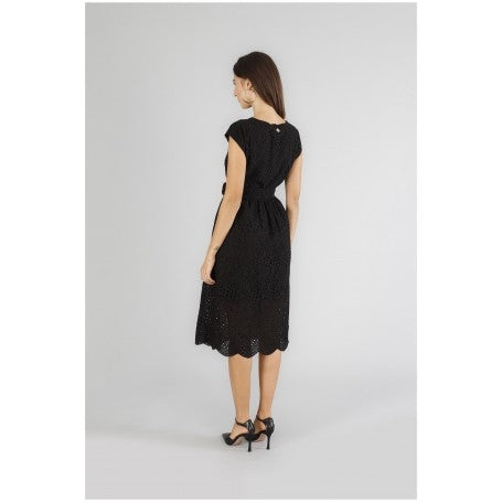 VESTITO C/FUSCIACCA - CAFE NOIR
