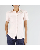 CAMICIA MC C/GIOIELLO - CAFE NOIR