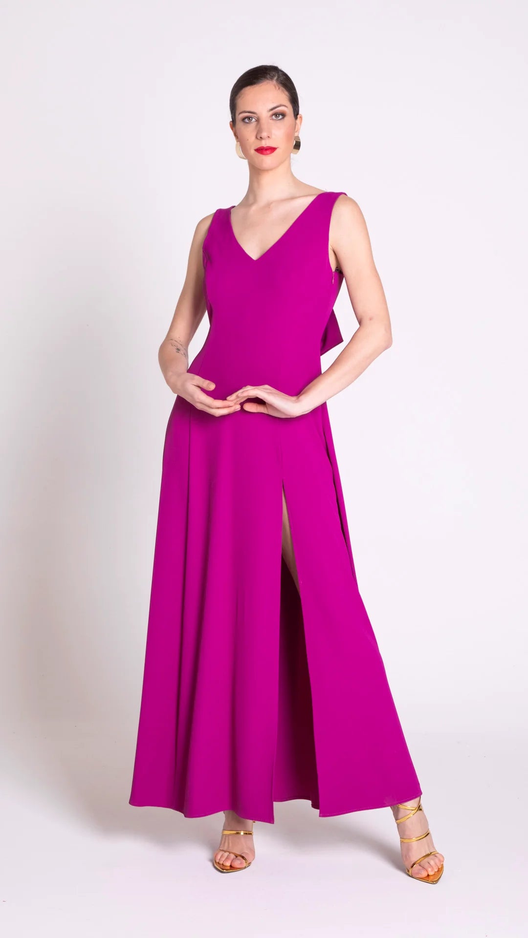 VESTITO LUNGO C/FIOCCO - EDAS
