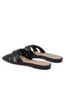 Eleganti sandali da donna PINKO con tomaia in nappa, suola leggera, e design raffinato per comfort e qualità alta.