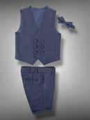 BERMUDA+GILET+CAMICIA - ETIENNE CHIC 15E3311 UN Etienne chic 