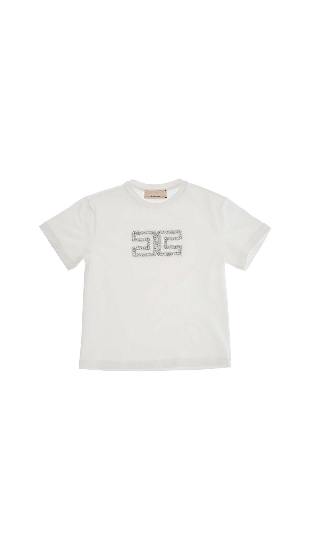 T-SHIRT - ELISABETTA FRANCHI LA MIA BAMBINA EFTS239-JE006 D696 Elisabetta Franchi La mia Bambina 