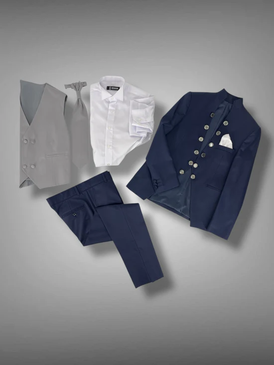 ABITO C/GIL+CAM+PLASTRON - ETIENNE CHIC 14E1508 UN Etienne chic 