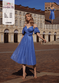 VESTITO C C/STOLA - LE DAMIGELLE DI CAROLINE M LL500508 27 Le Damigelle di Caroline 