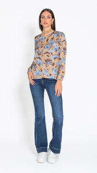 BLUSA  - EDAS DAILY SEGGIANO FIORI BORD Edas Daily 