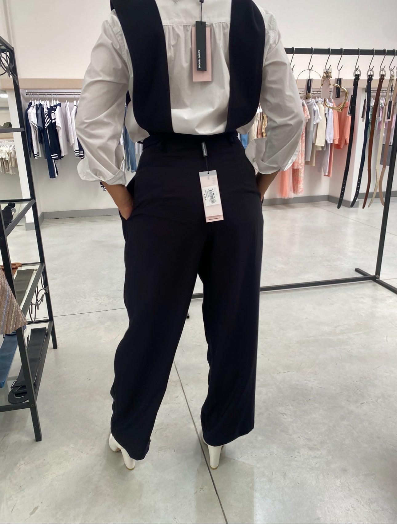 PANTALONE - SANDRO FERRONE S14XBEBOY NERO Sandro Ferrone 