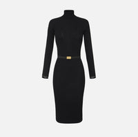 VESTITO IN MAGLIA - ELISABETTA FRANCHI AM07B56 EA8 Elisabetta Franchi 