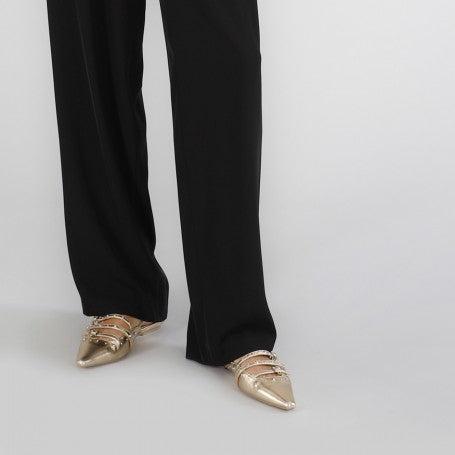 PANTALONE PALAZZO - CAFE NOIR C7JP0246 N001 Cafè Noir 