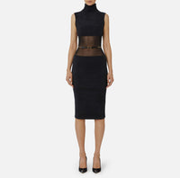 VESTITO IN MAGLIA C/CINTURA - ELISABETTA FRANCHI AM37T57 110 Elisabetta Franchi 