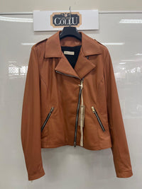 giubbino pelle QD738 NERO Adele M 