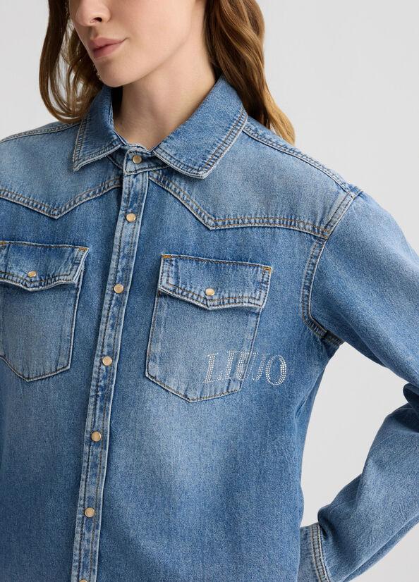 CAMICIA DENIM ML - LIU JO UA5203D4306 78494 LIU JO 