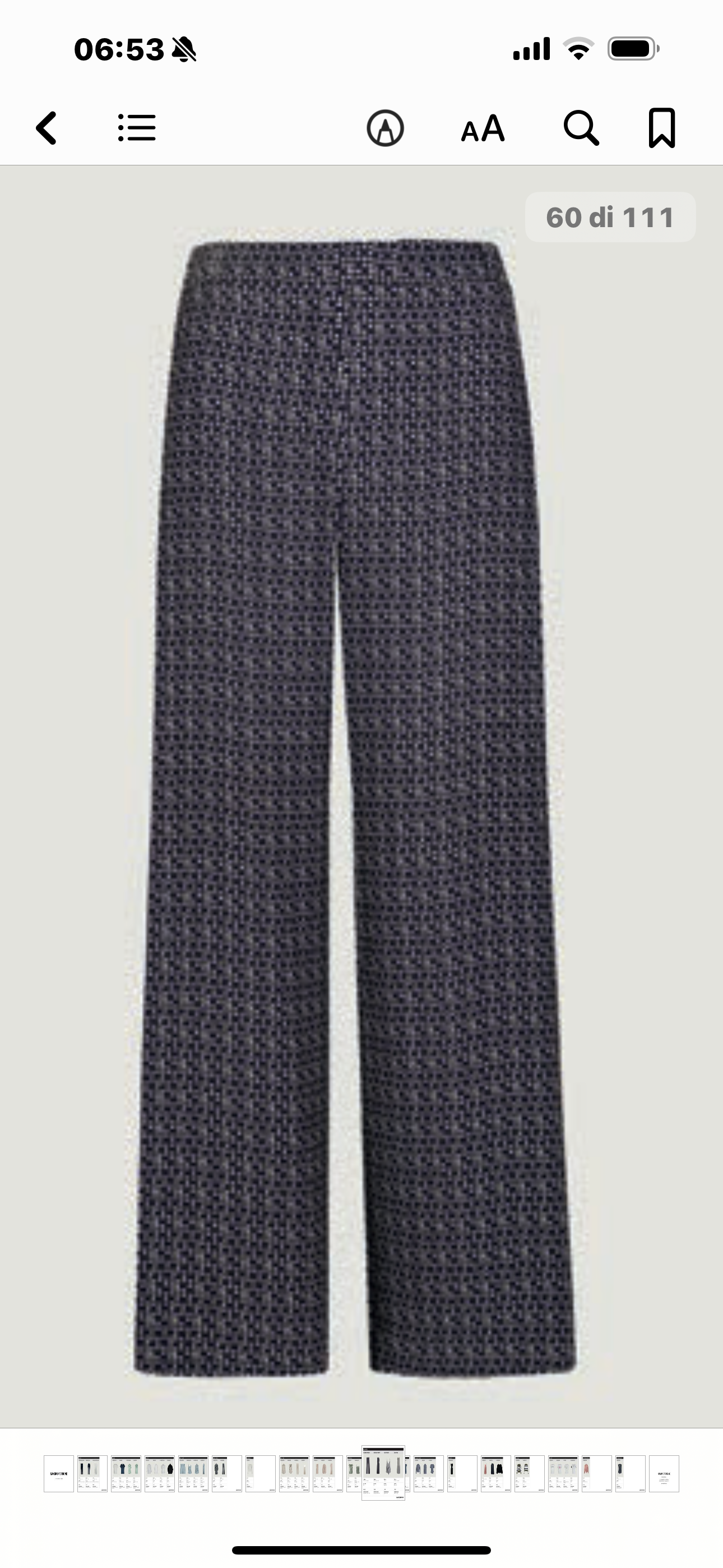 PANTALONE - SANDRO FERRONE S23XBEBLUEMOON UN Sandro Ferrone 