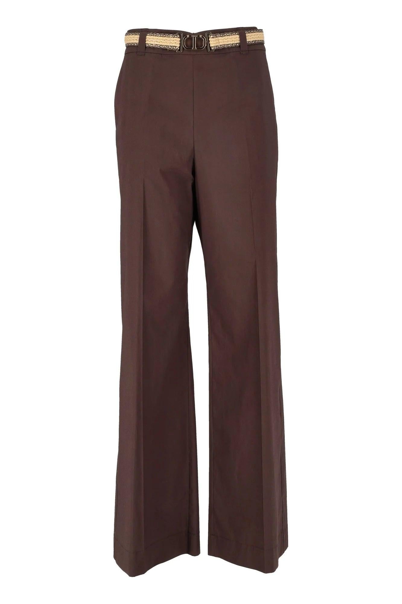 PANTALONE PALAZZO C/CINTURA - TWIN SET 251TT2105 00203 Twinset 