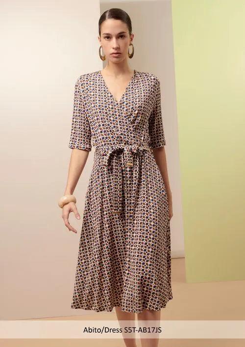 VESTITO C/CINTURA - THEABITO AB17JS 701 THEABITO 