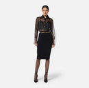 GONNA IN MAGLIA (comp c/MK29B) - ELISABETTA FRANCHI GK20B56 110 Elisabetta Franchi 