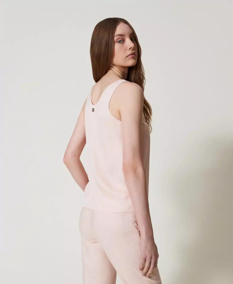 TOP CON SPALLA LARGA - TWIN SET 251TP2651 12143 Twinset 