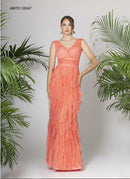 VESTITO C/STOLA - FABIANA FERRI 35247 1024 Fabiana Ferri 