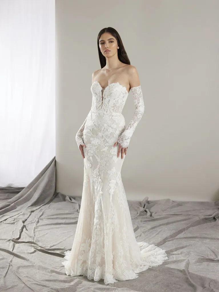 ABITO+MANICHE PRONOVIAS - PRONOVIAS HART/BJ5 PR125 665 Pronovias 