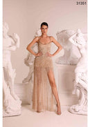 lungo c/stola 31351 1066 Fabiana Ferri 