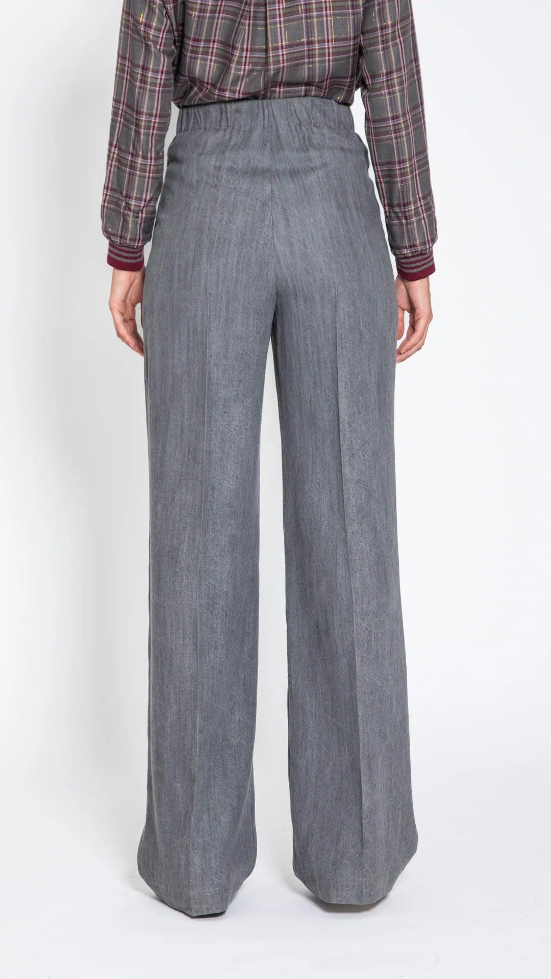 PANTALONE - EDAS DELFINO DENIM NERO EDAS 