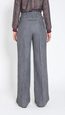 PANTALONE - EDAS DELFINO DENIM NERO EDAS 