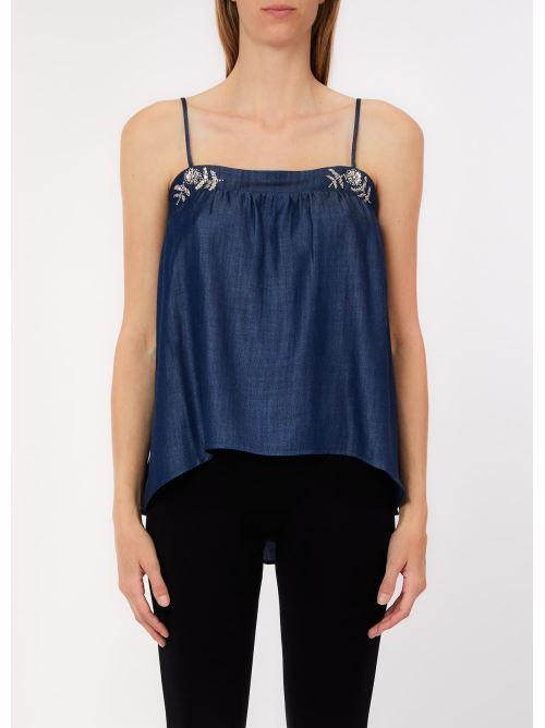 Top Liu Jo Blue Denim