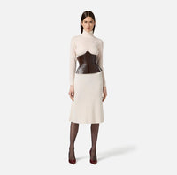 VESTITO IN MAGLIA - ELISABETTA FRANCHI AM30S57 110 Elisabetta Franchi 