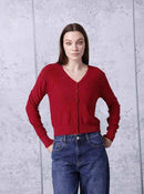 cardigan F1036YBF204 BLU Akè 