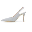 scarpa D188 MICROGLITTER ARGENTO Melluso 