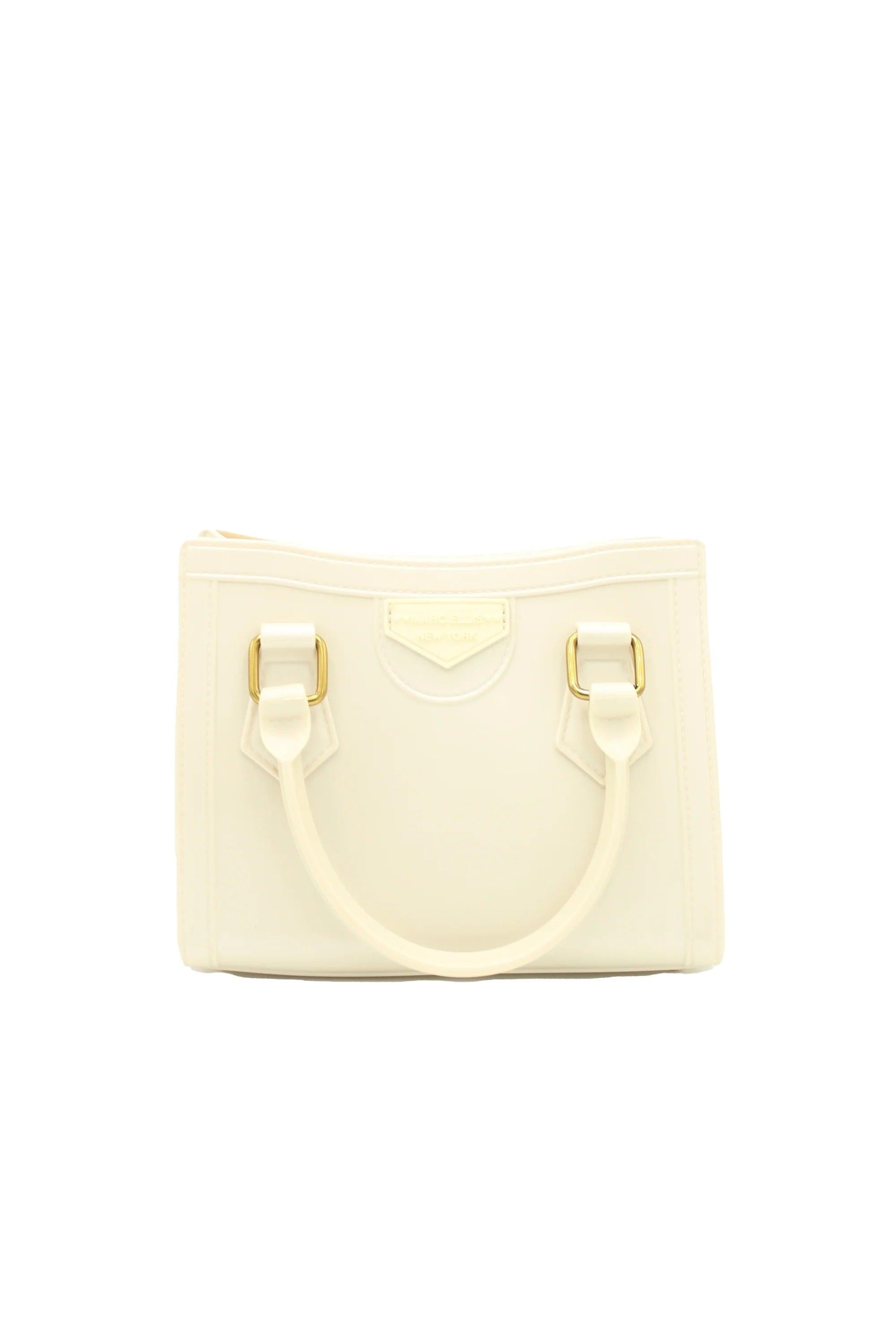BORSA - MARC ELLIS FLAT WOOD S MILK/RAME MARC ELLIS 