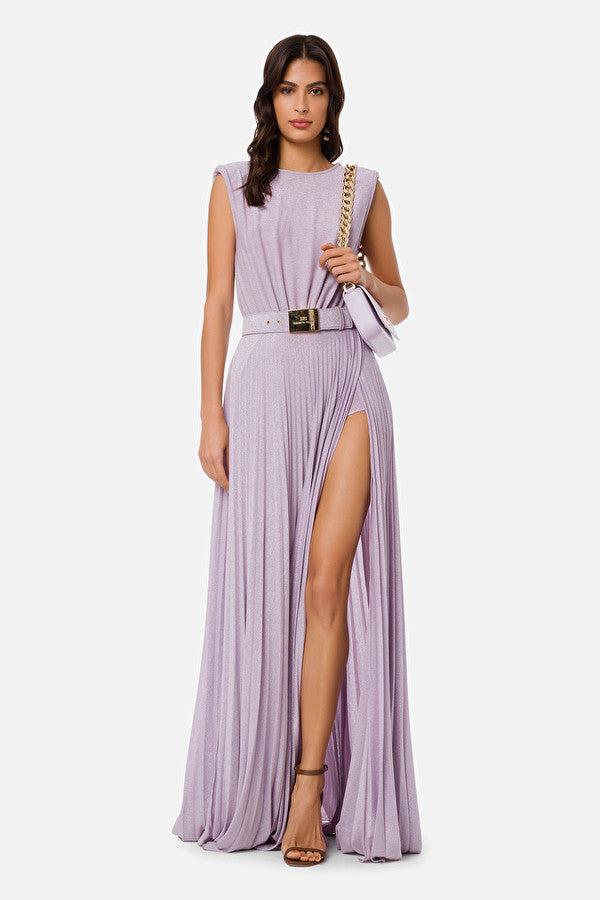 VESTITO LUNGO C/CINTURA - ELISABETTA FRANCHI AB21822E2 420 Elisabetta Franchi 