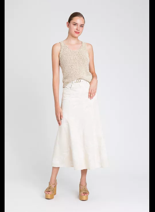 TOP IN MAGLIA BOUCLE' LUREX - TWIN SET 251TT3381 12524 Twinset 