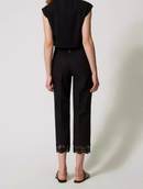 PANTALONE CARGO CROPPED - TWIN SET 251TT2094 00006 Twinset 