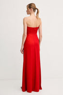 vestito S23XBEBUSSOLE ROSSO Sandro Ferrone 